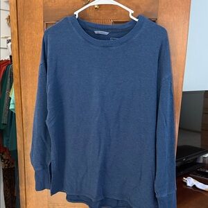 L.L. Bean Men's Long Sleeve Navy Tee